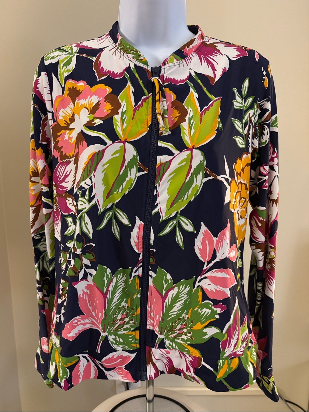 Anne Cole Tropical Bloom Rash Guard - Picture 3 of 5